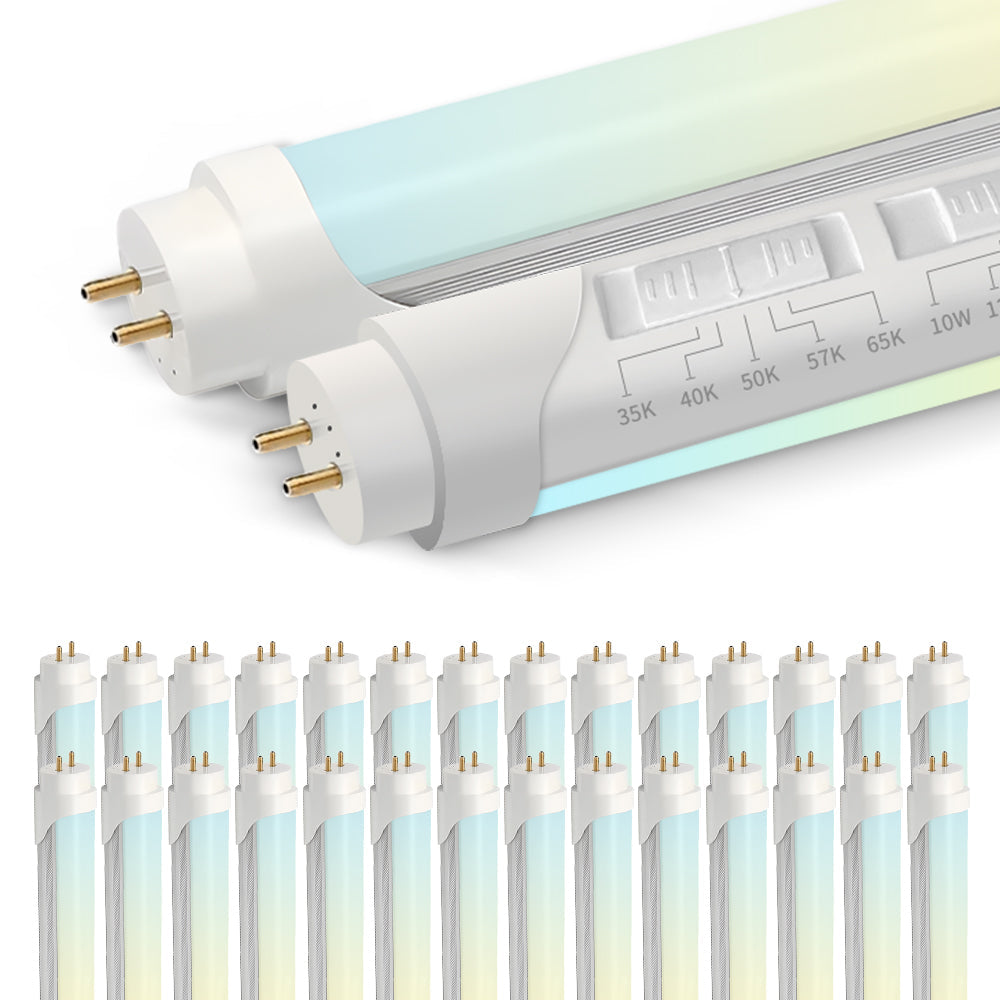 Synvolt Lighting 4FT T8 Tube Light Adjustable watts and cct