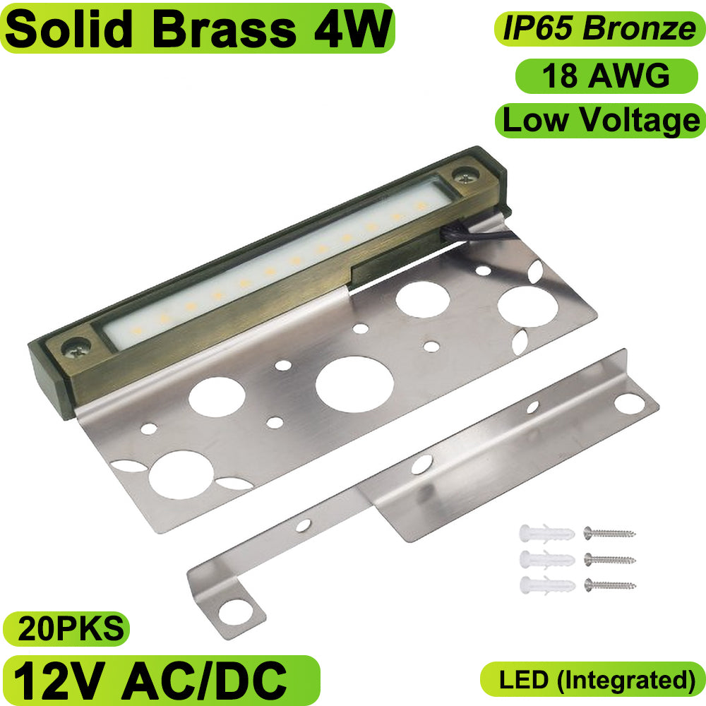 Synvolt Lighting Solid Brass Hardscape Light