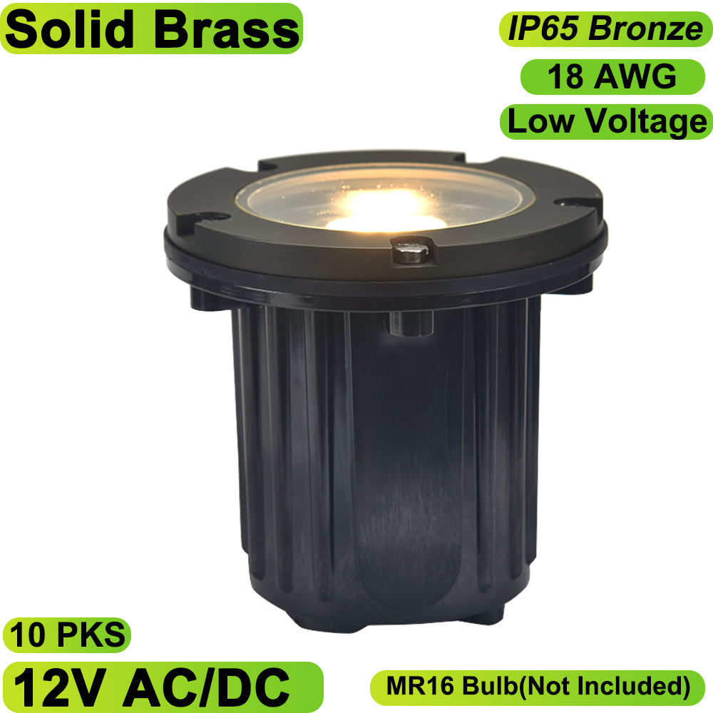 Synvolt Lighting Solid Brass In-ground Well Light