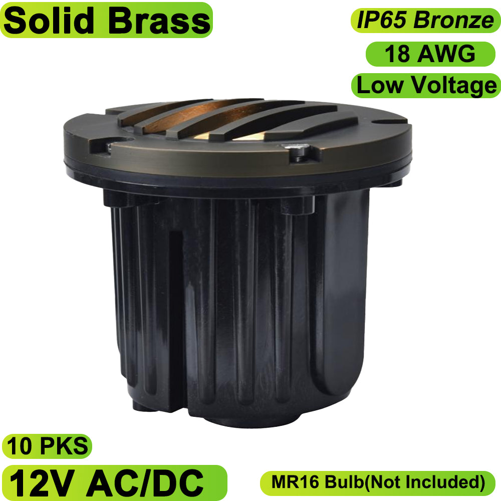 Synvolt Lighting Solid Brass In-ground Well Light