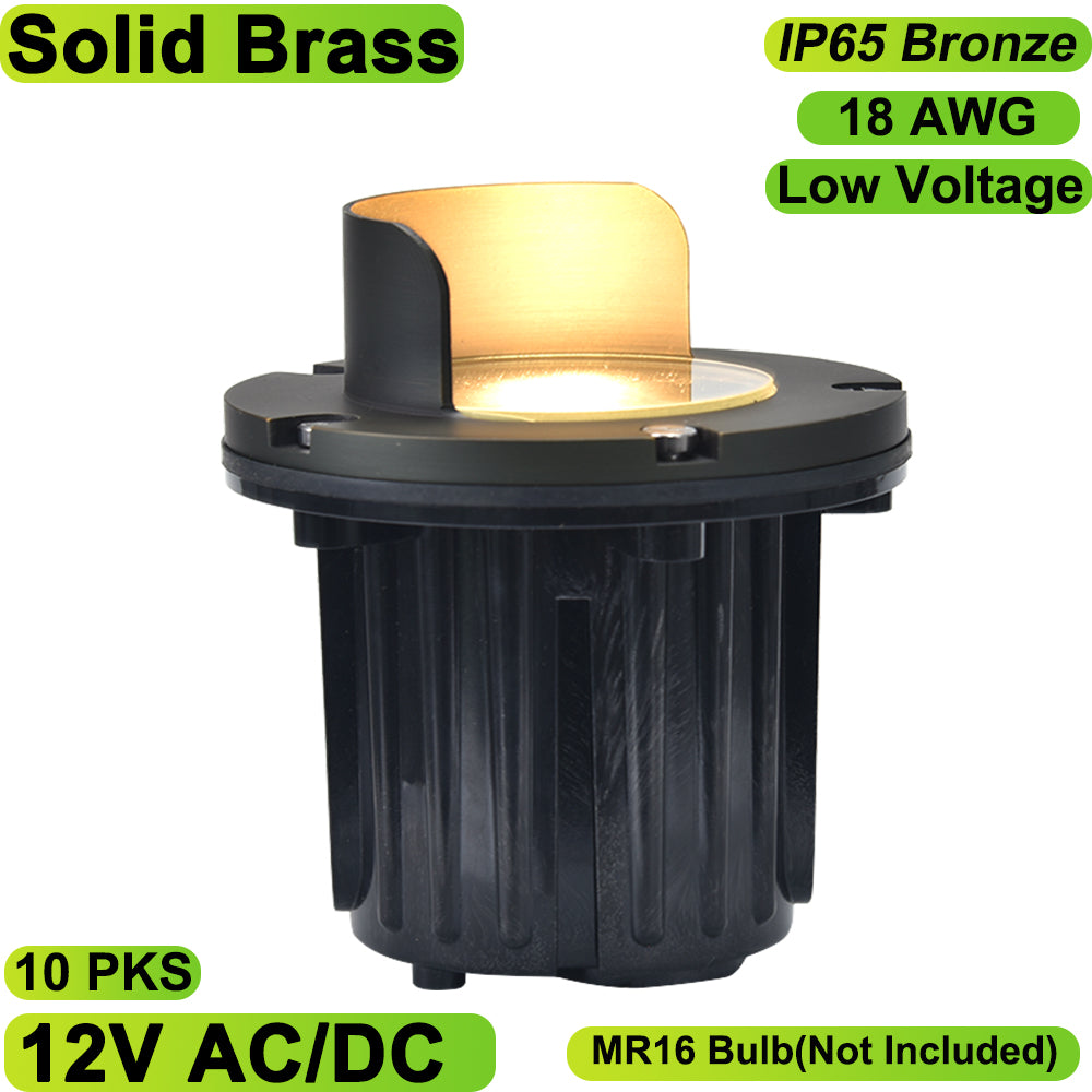 Synvolt Lighting Solid Brass In-ground Well Light