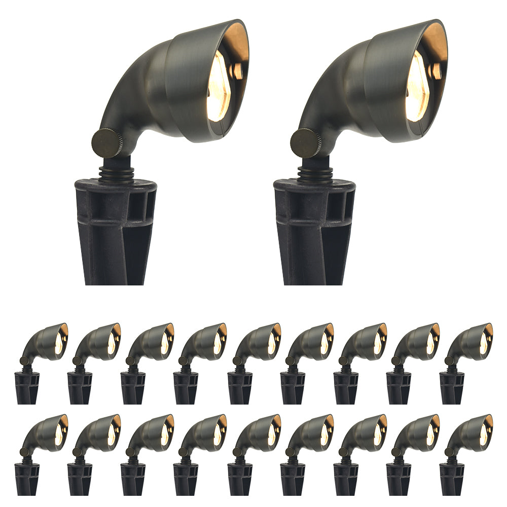 Synvolt Lighting Solid Brass LED Wall Wash Light