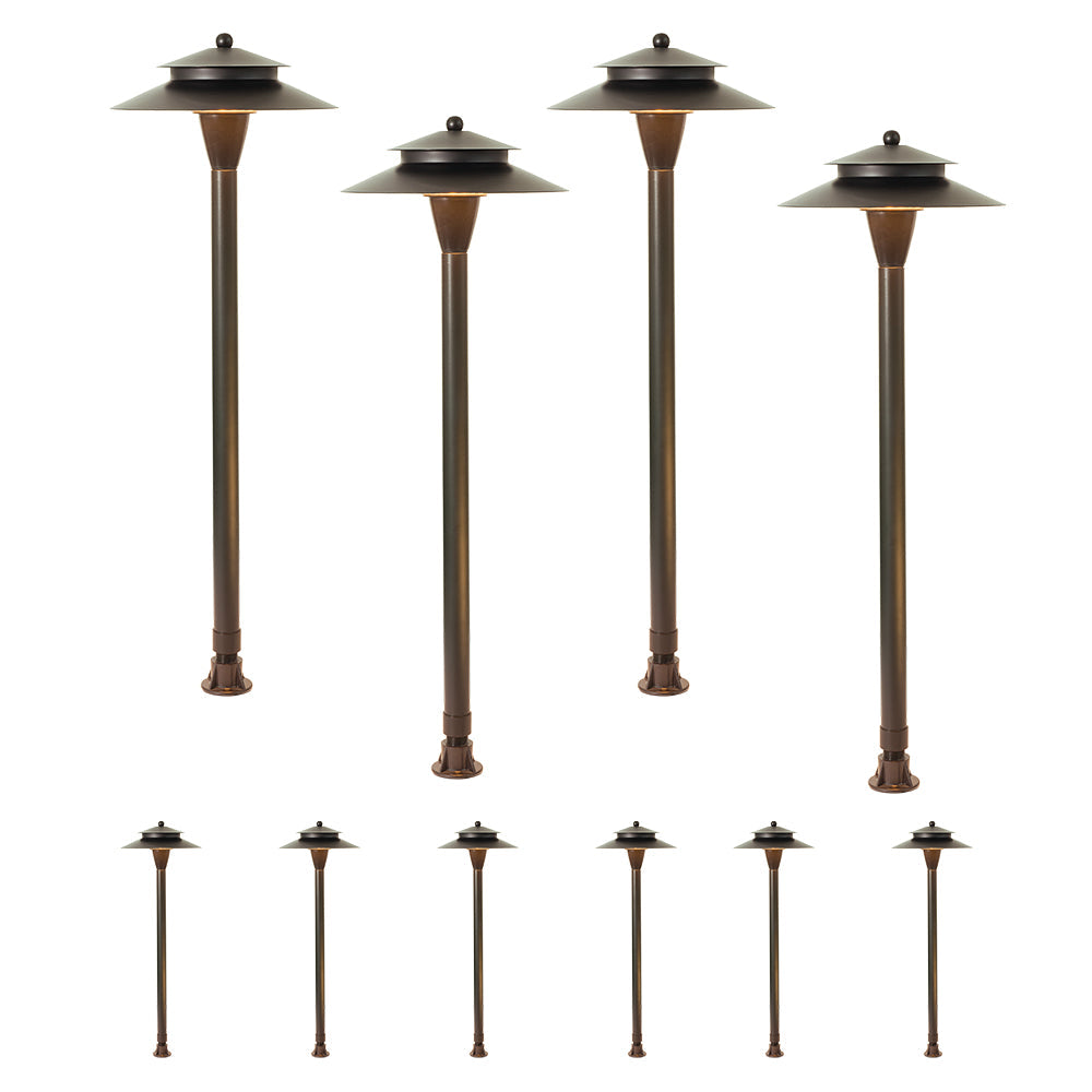 Synvolt Lighting Solid Brass Landscape Path Light