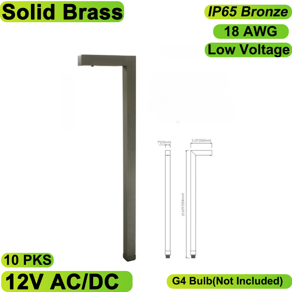 Synvolt Lighting Solid Brass Path Light