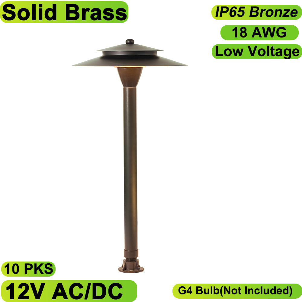 Synvolt Lighting Solid Brass Path Light