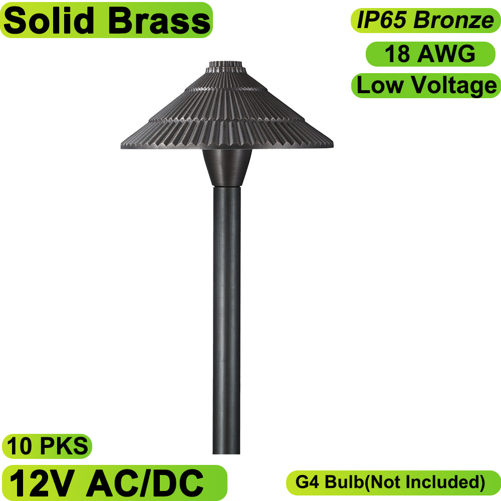 Synvolt Lighting Solid Brass Path Light
