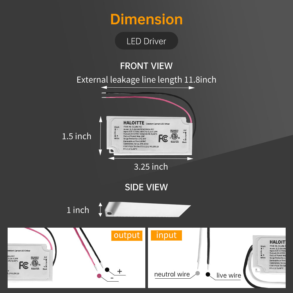 Synvolt Lighting 18W Constant Current LED Driver 