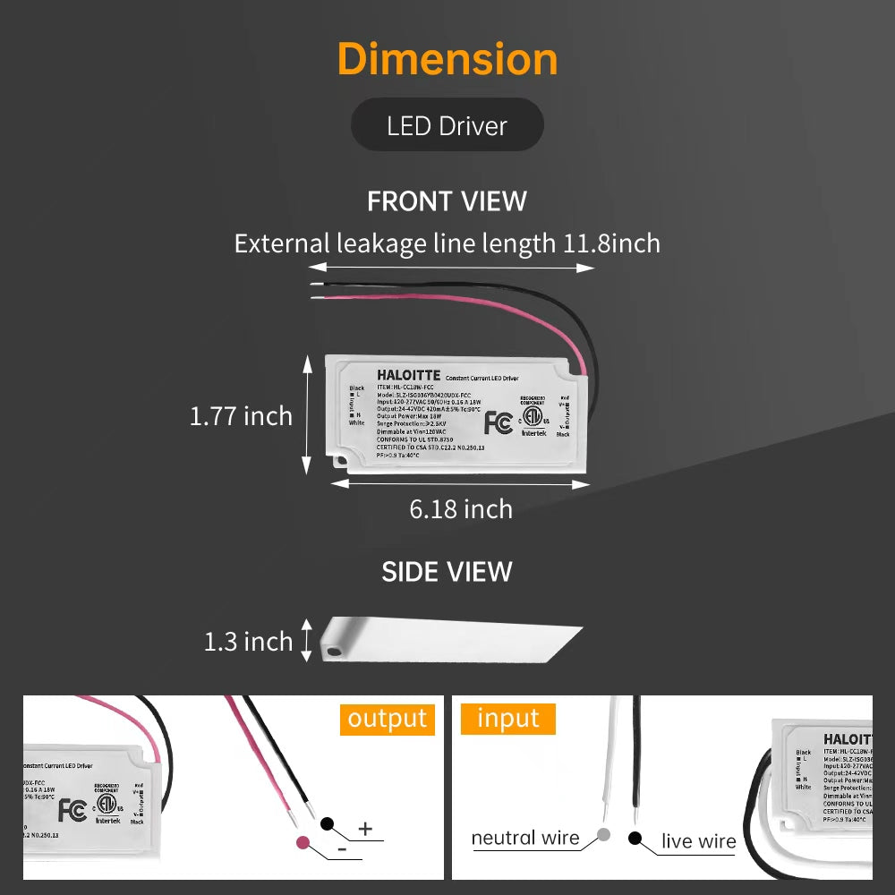 Synvolt Lighting 18W Constant Current LED Driver 