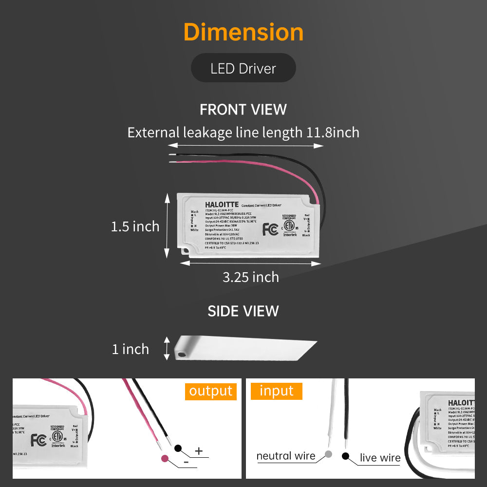 Synvolt Lighting 36W Constant Current LED Driver 