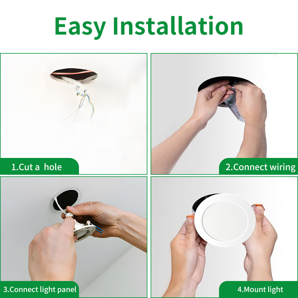 Synvolt Lighting 6 Inch Retrofit Recessed Downlight