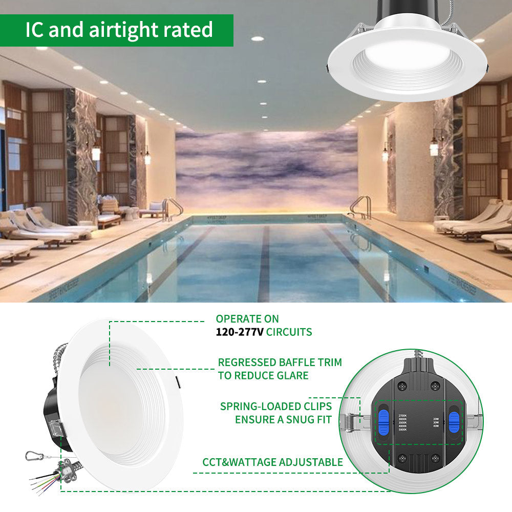 Synvolt Lighting 8 Inch Commercial Downlighting