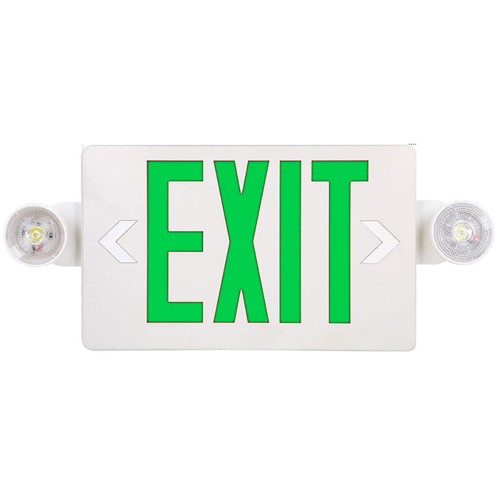Synvolt Lighting Green LED Exit Emergency Light