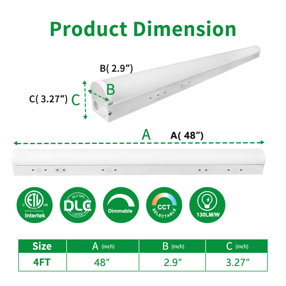 Synvolt Lighting 4FT Linear Strip Light