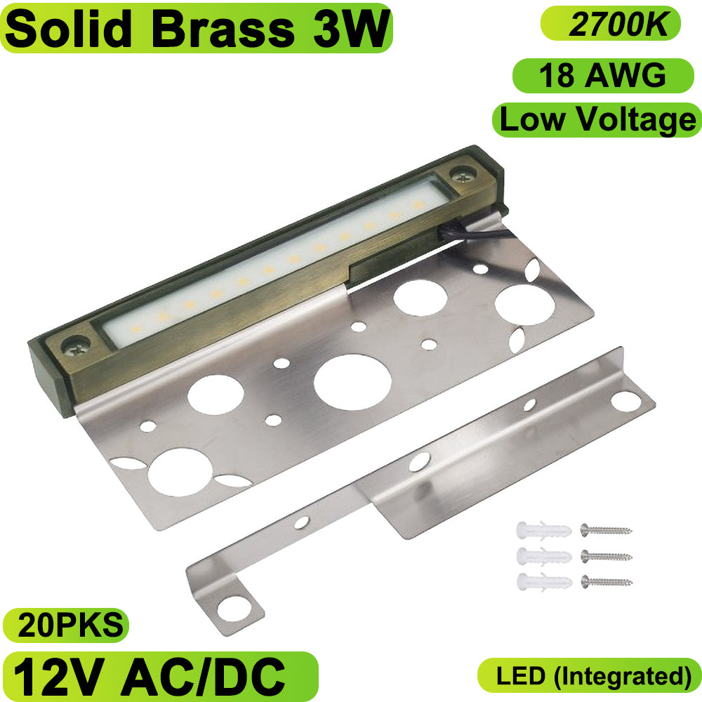 Synvolt Lighting Solid Brass Hardscape Light