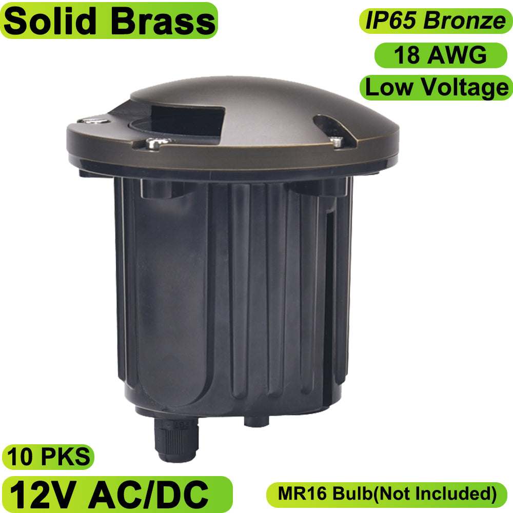 Synvolt Lighting Solid Brass In-ground Well Light