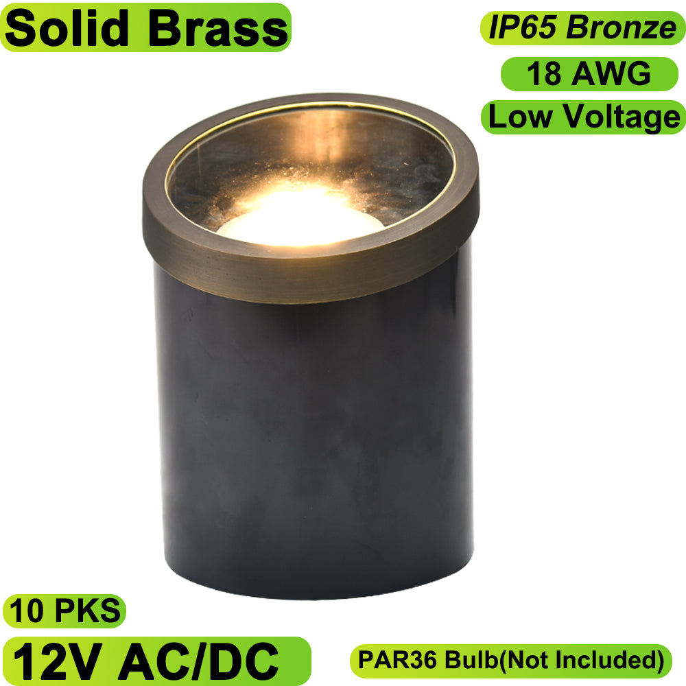 Synvolt Lighting Solid Brass In-ground Well Light