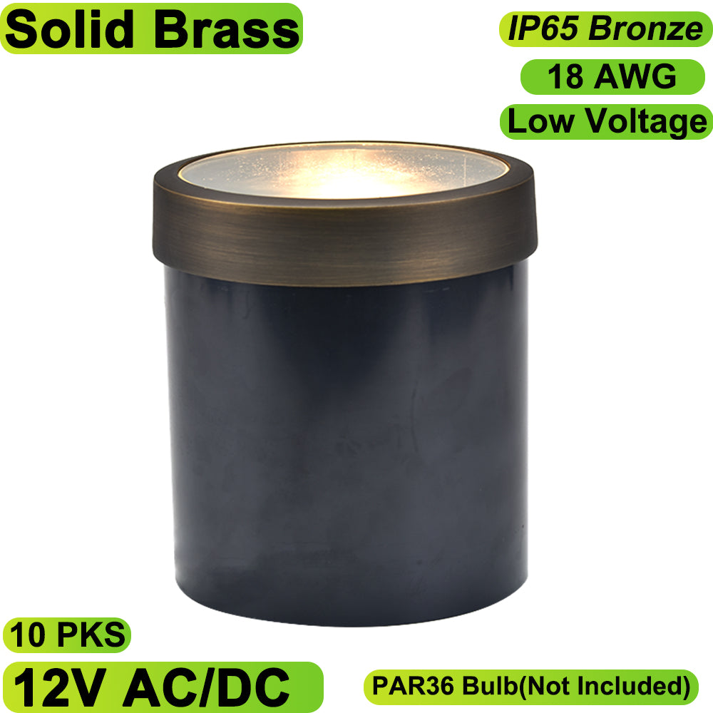 Synvolt Lighting Solid Brass In-ground Well Light