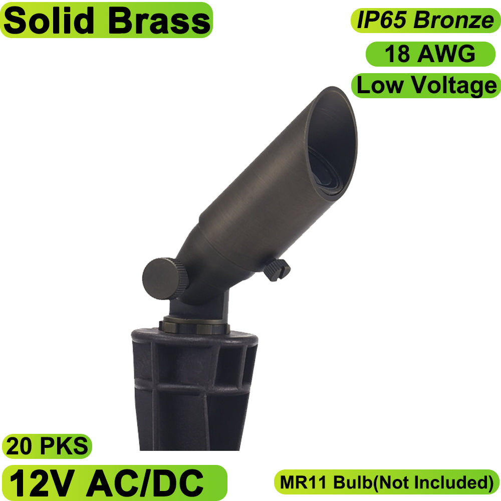Synvolt Lighting Solid Brass Spot UP Light